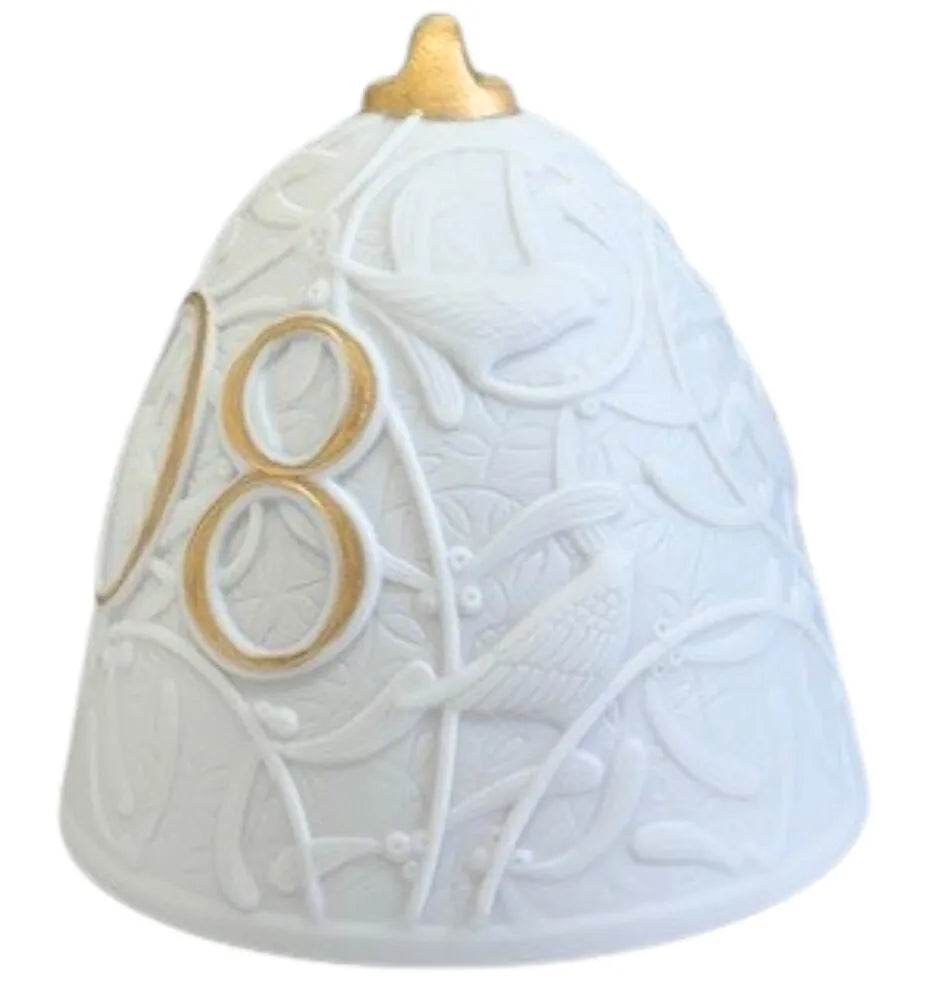 Lladro Christmas Bell Re-Deco 2008 Ornament