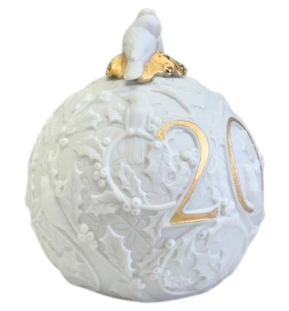 Lladro Christmas Ball Re-Deco 2008 Ornament