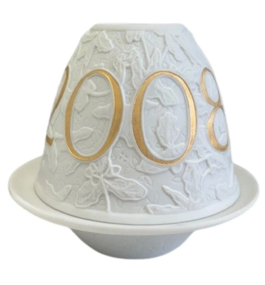 Lladro Christmas Lithophane Re-Deco 2008 Votive
