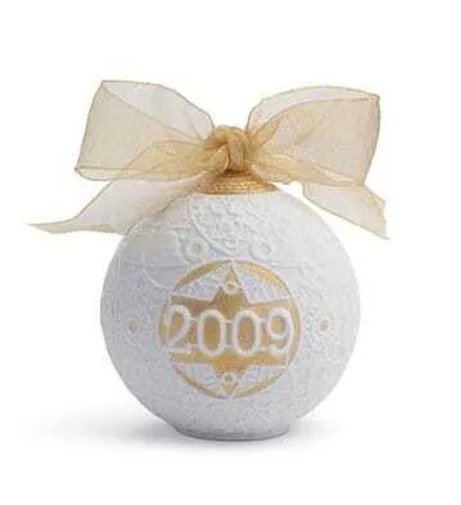 Lladro Christmas Ball Re-Deco 2009 Ornament