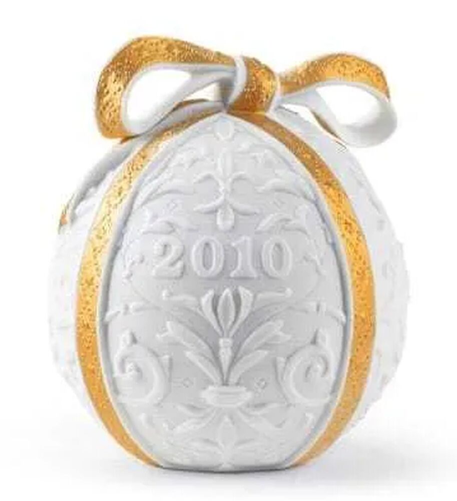 Lladro Christmas Ball Re-Deco 2010 Ornament