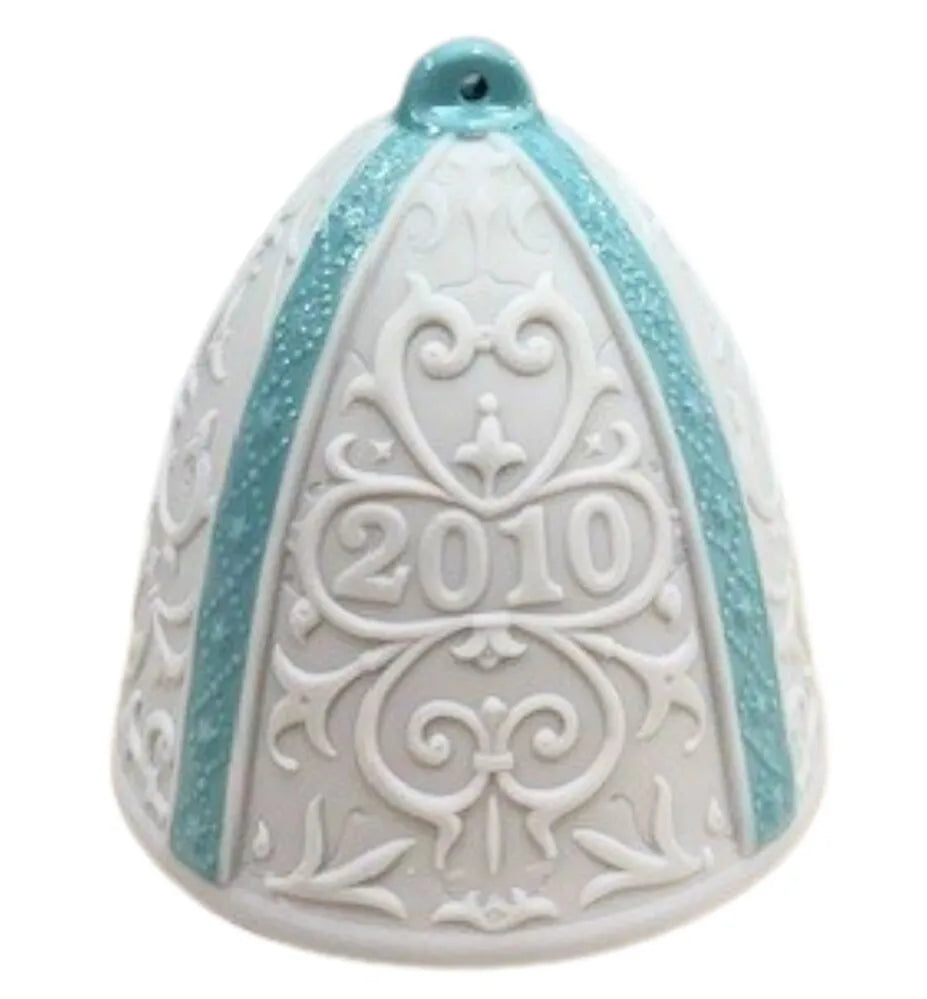 Lladro Christmas Bell 2010 Ornament