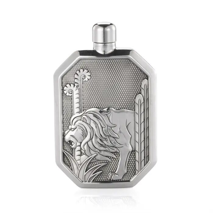 Royal Selangor Savannah - Lion Hip Flask - Large (150mL)