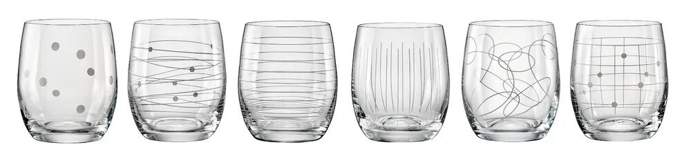 Bohemia Crystal Elements Tumbler 300ml Set of 6