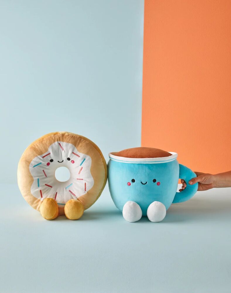 Hallmark Better Together Magnetic Plush - Coffee and Donut - Large