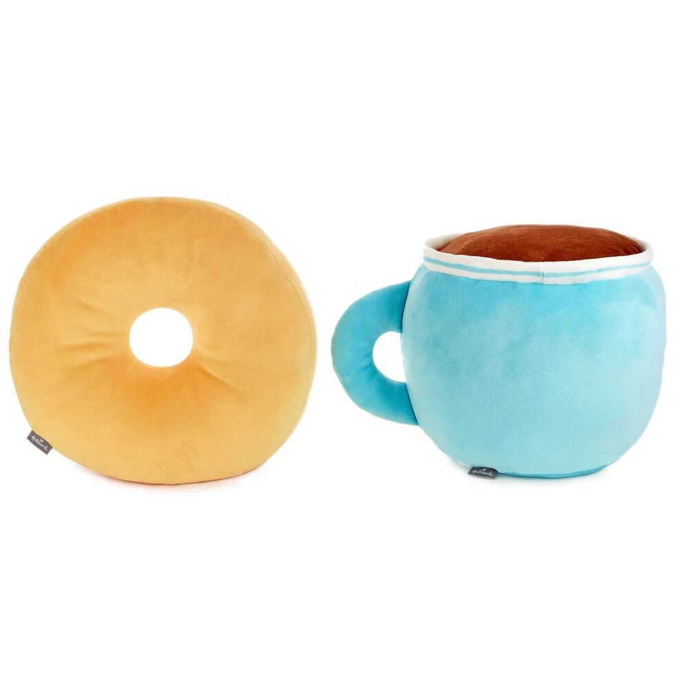 Hallmark Better Together Magnetic Plush - Coffee and Donut - Large