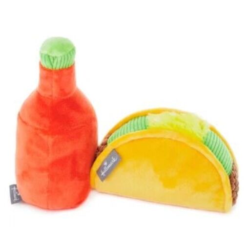 Hallmark Better Together Magnetic Plush - Taco and Hot Sauce
