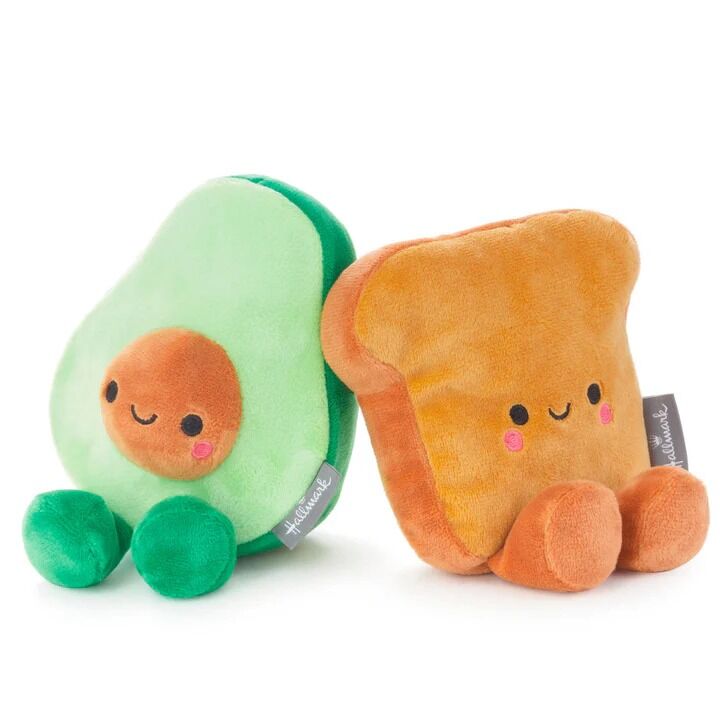 Hallmark Better Together Magnetic Plush - Avocado and Toast