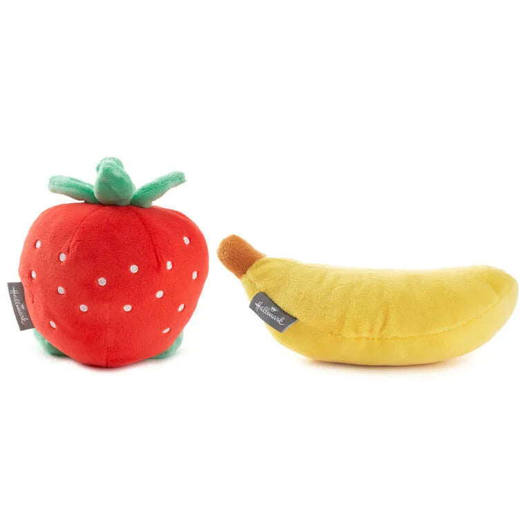 Hallmark Better Together Magnetic Plush - Strawberry and Banana