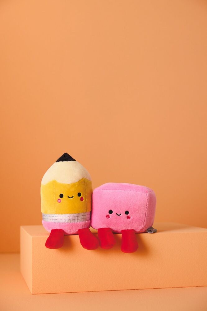 Hallmark Better Together Magnetic Plush - Pencil and Eraser