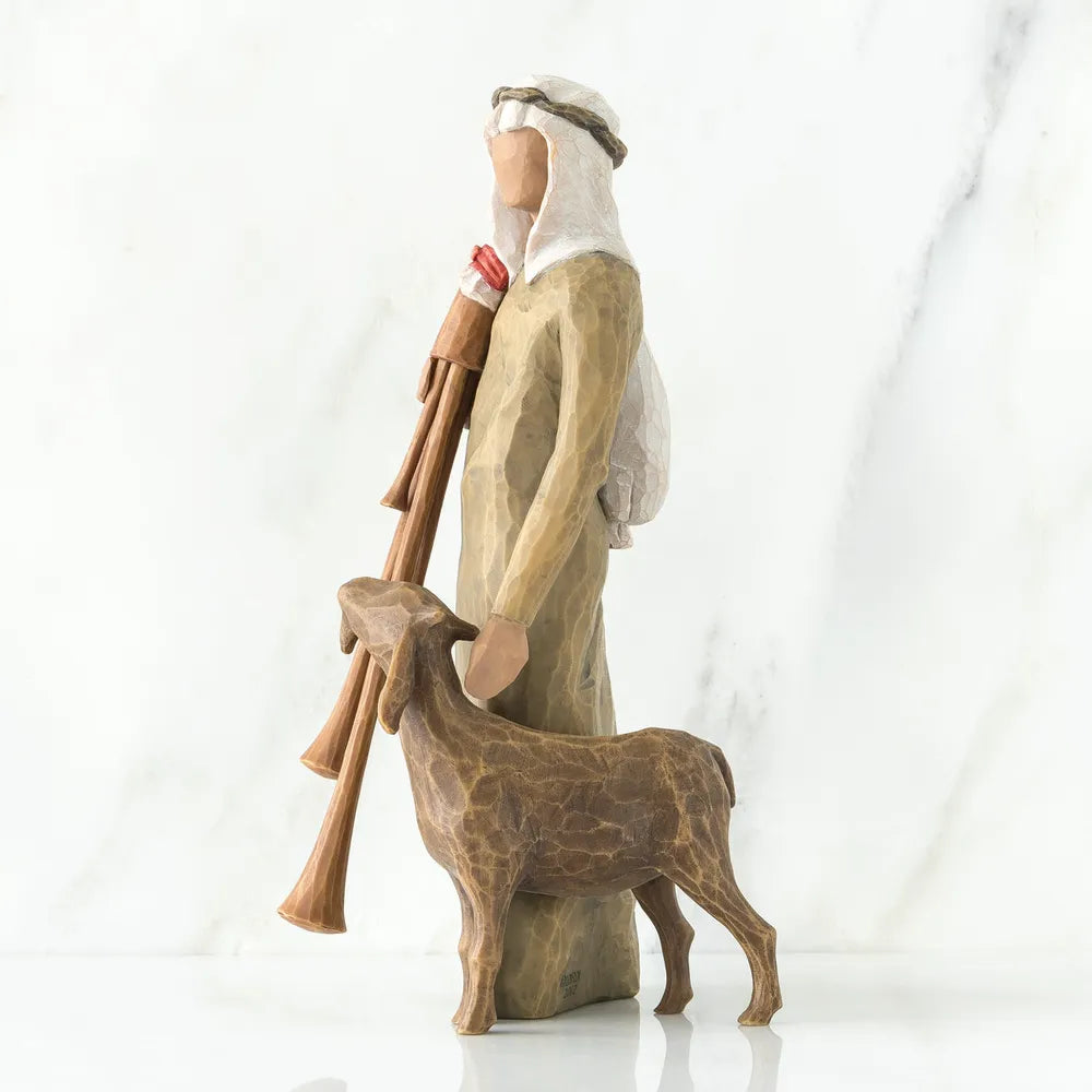 Willow Tree - Nativity Collection - Zampognaro Shepherd with Bagpipe