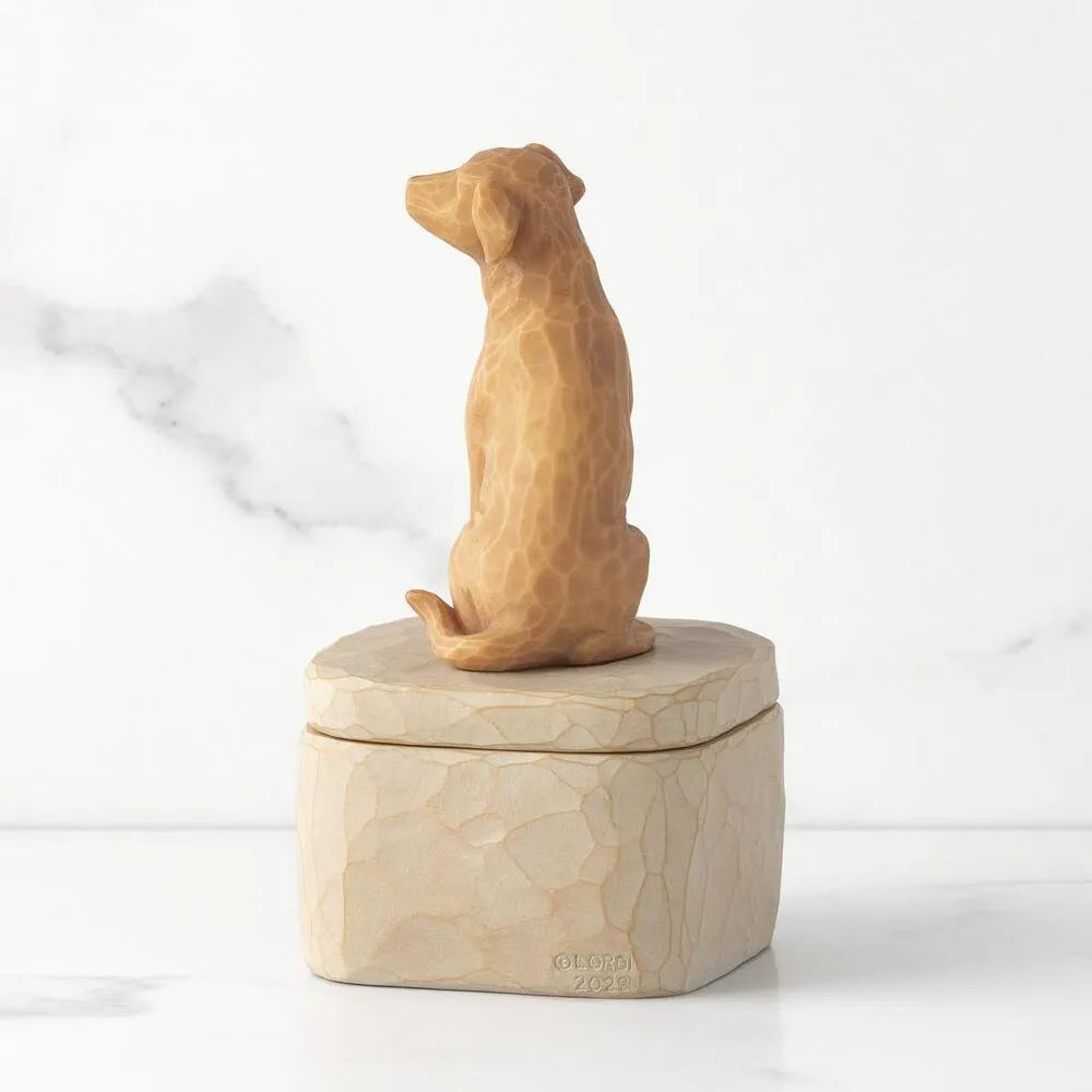 Willow Tree - Love My Dog (Light) Keepsake Box