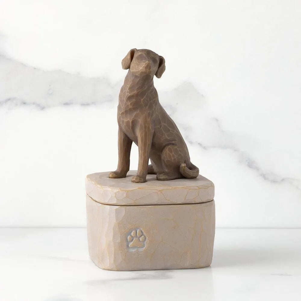 Willow Tree - Love My Dog (Dark) Keepsake Box