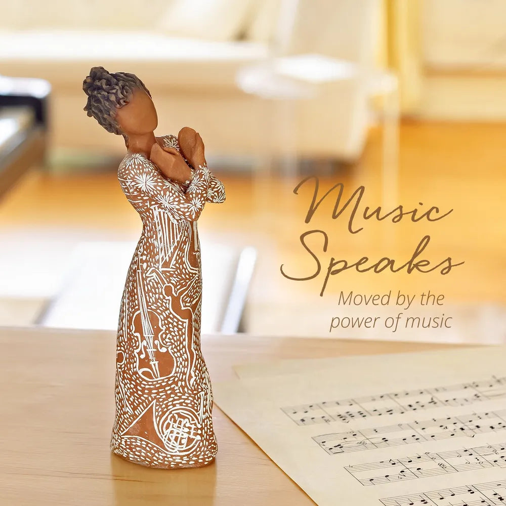 Willow Tree - Music Speaks (Darker Skin & Hair)