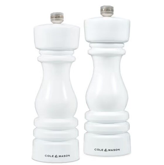 Cole & Mason - London Mills White Gloss Gift Set 18cm