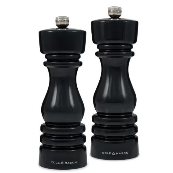 Cole & Mason - London Mills Black Gloss Gift Set 18cm
