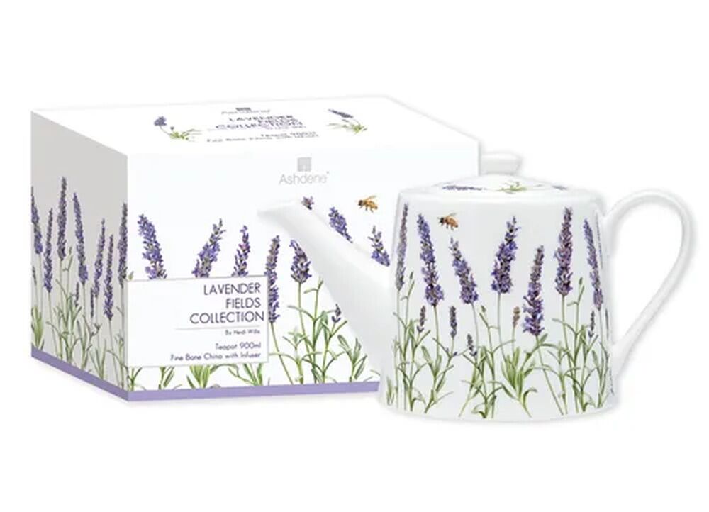 Ashdene Lavender Fields - Teapot with Metal Infuser