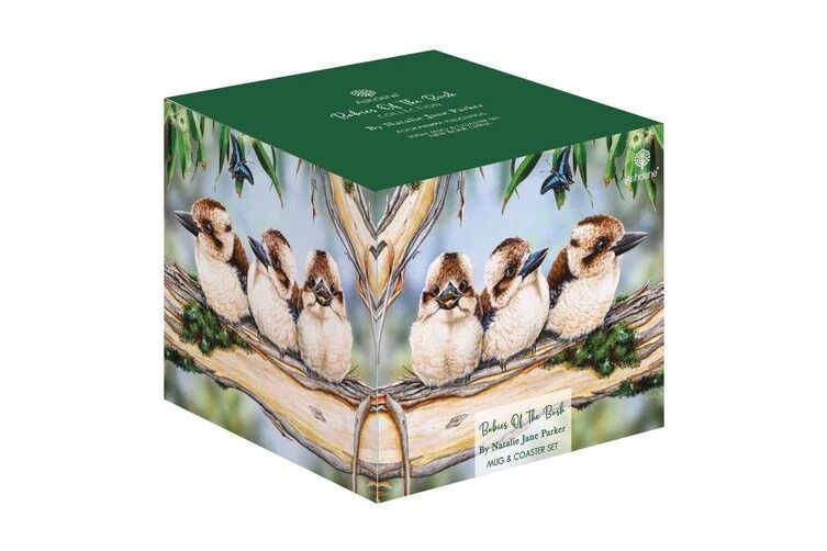 Ashdene Babies of the Bush Mug & Coaster Set - Kookaburra