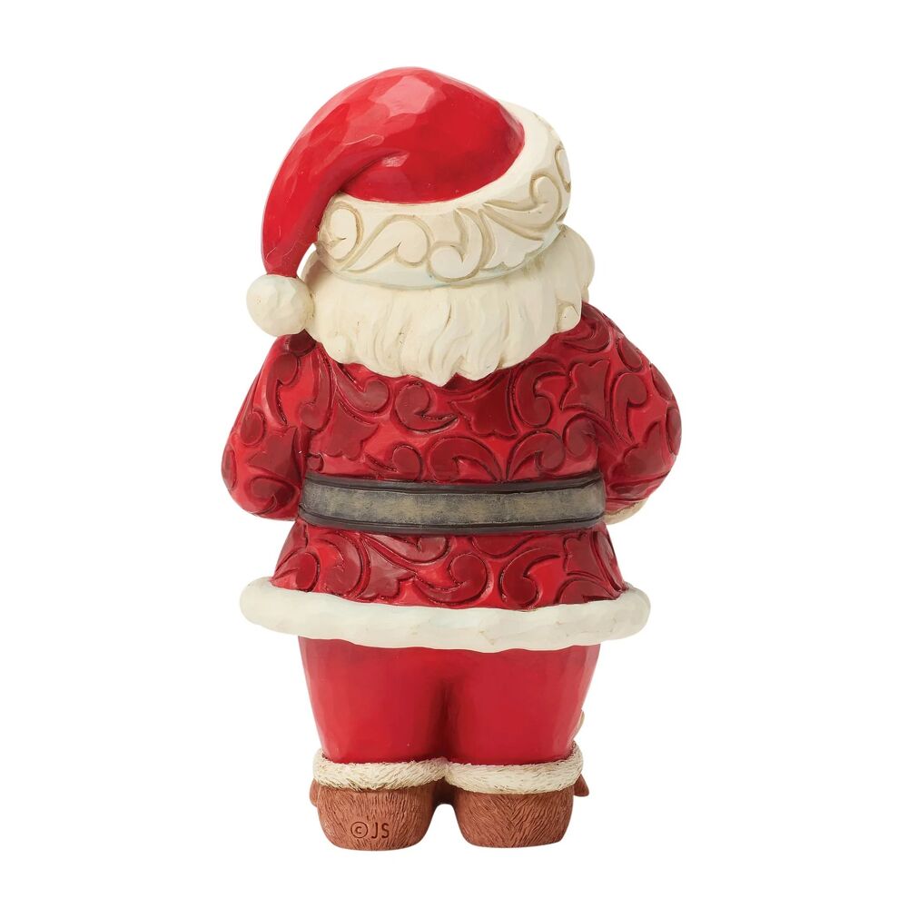 Jim Shore Heartwood Creek - Santa with Hot Cocoa & Cookie Pint Sized Figurine