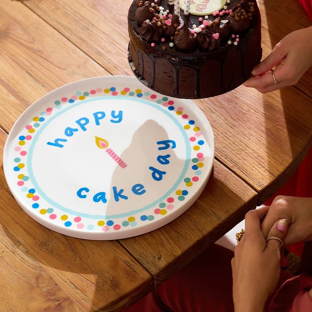 Annabel Trends Serving Plate - Happy Cake Day