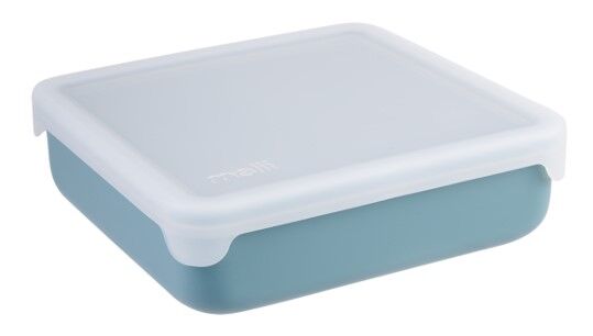 Melii - Luxe Silicone Sandwich Container 790ml Blue