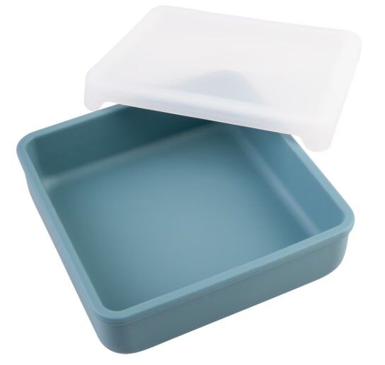 Melii - Luxe Silicone Sandwich Container 790ml Blue
