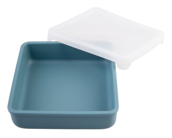 Melii - Luxe Silicone Sandwich Container 790ml Blue