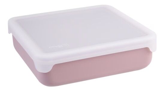 Melii - Luxe Silicone Sandwich Container 790ml Pink