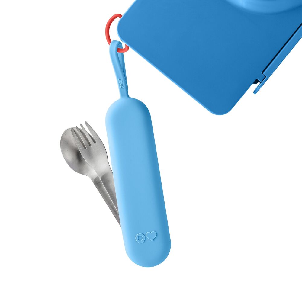 Omie - OmieBox UP Pod & Utensil Set 3pc Azure