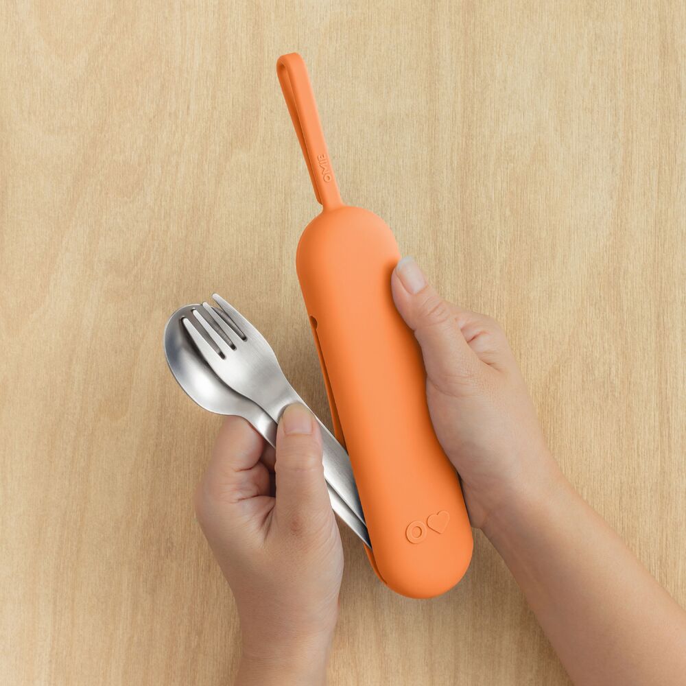 Omie - OmieBox UP Pod & Utensil Set 3pc Sunny