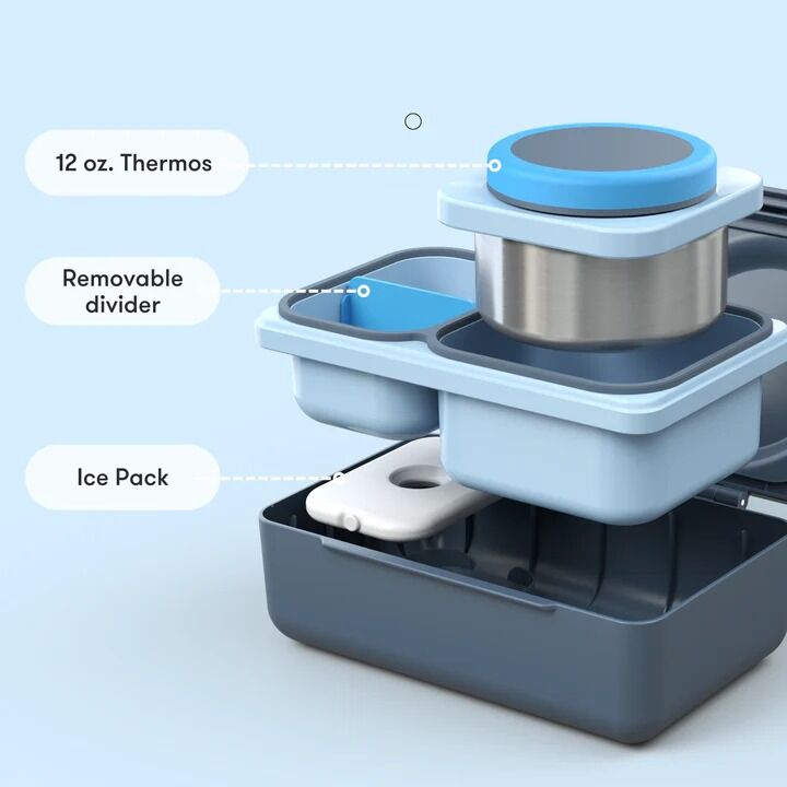 Omie - OmieBox UP Hot & Cold Bento Box Graphite