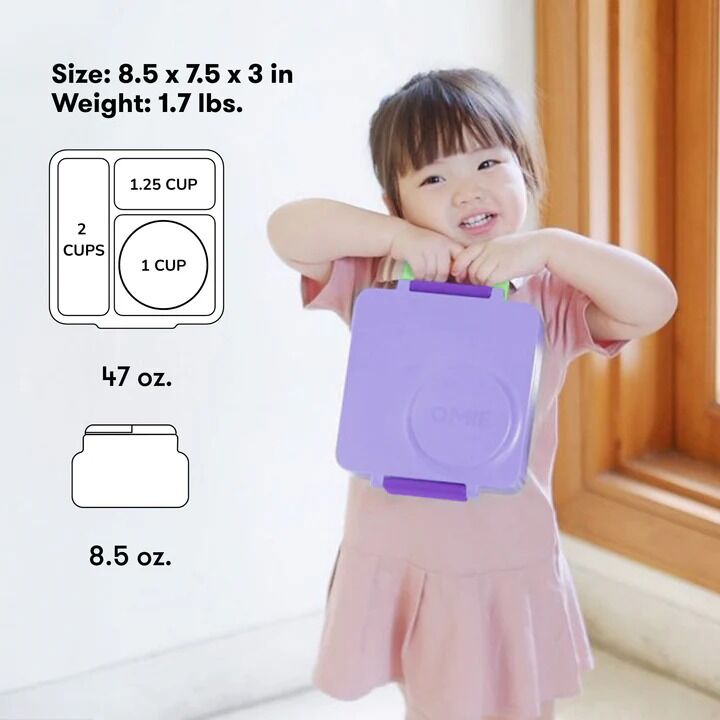 Omie - OmieBox Hot & Cold Bento Box Lilac Purple