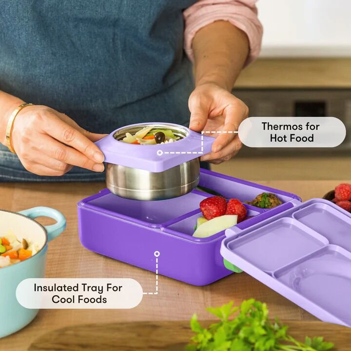 Omie - OmieBox Hot & Cold Bento Box Lilac Purple