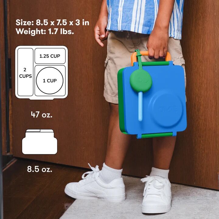 Omie - OmieBox Hot & Cold Bento Box Monster Blue