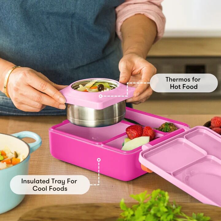 Omie - OmieBox Hot & Cold Bento Box Pixie Pink
