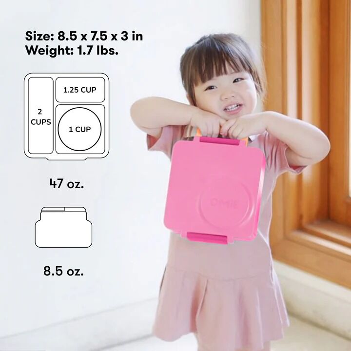 Omie - OmieBox Hot & Cold Bento Box Pixie Pink