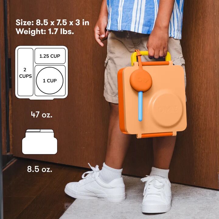 Omie - OmieBox Hot & Cold Bento Box Poppy Orange