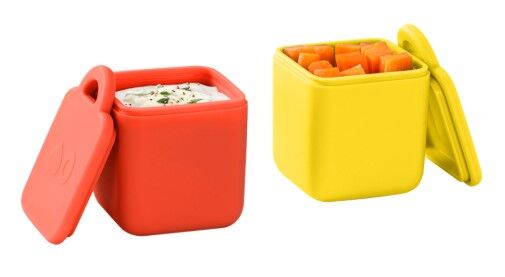 Omie - OmieDip Silicone Containers (Set of 2) Yellow Red