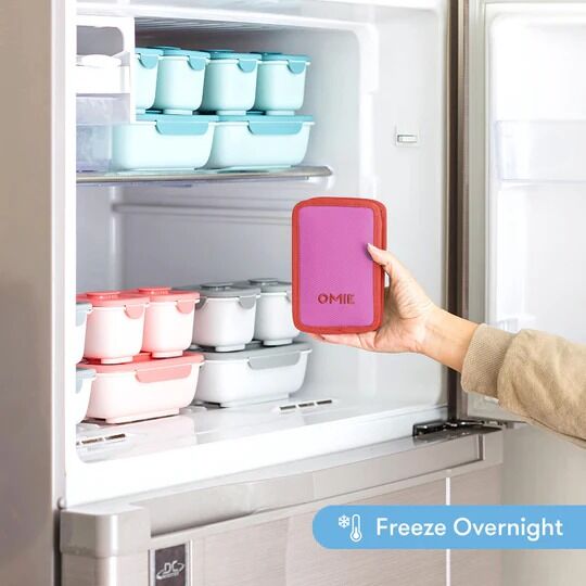 Omie - OmieChill Freezable Food Pouch Pink