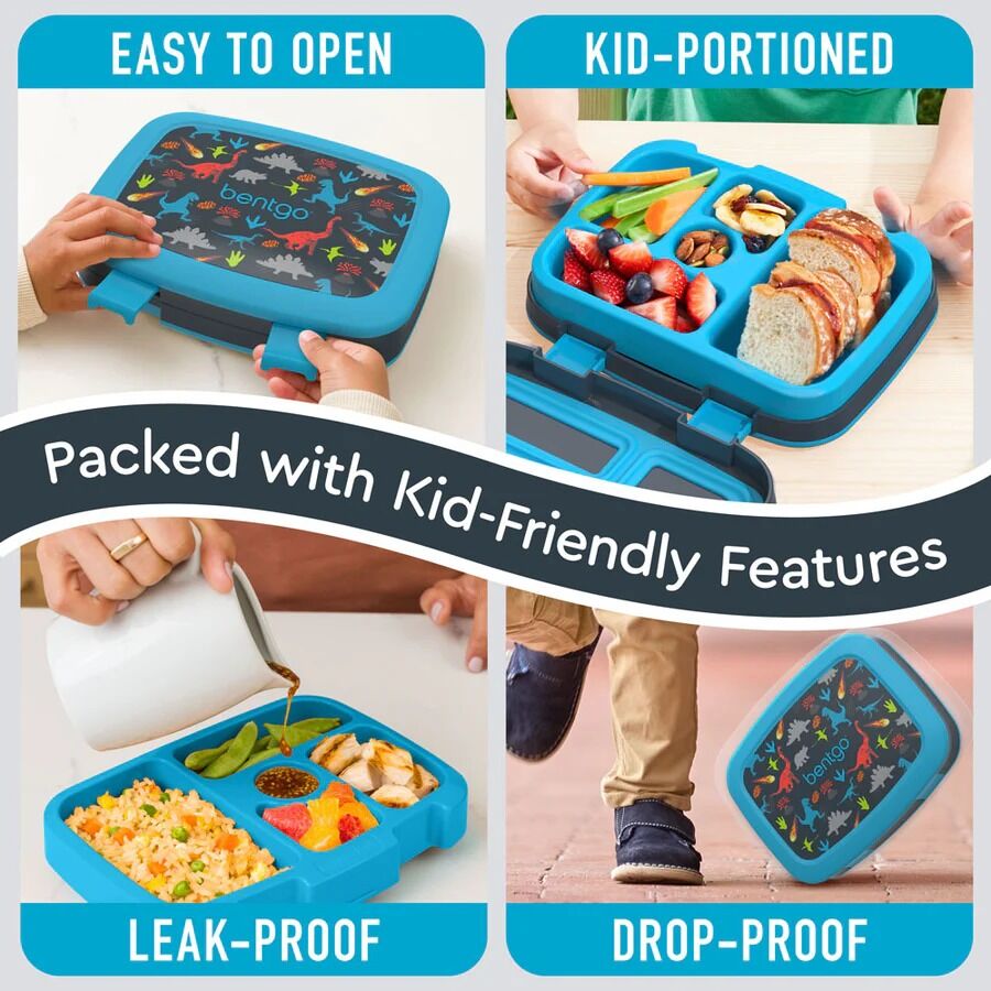 Bentgo - Kids Prints Lunch Box Dinosaurs