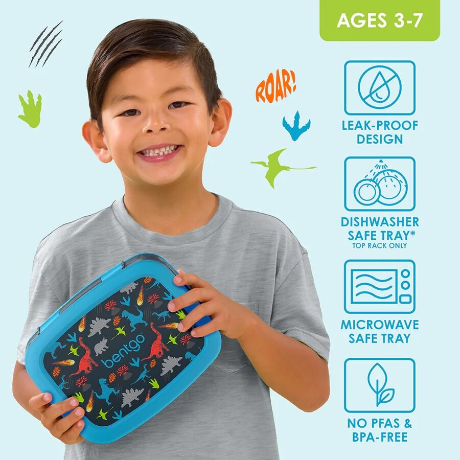 Bentgo - Kids Prints Lunch Box Dinosaurs