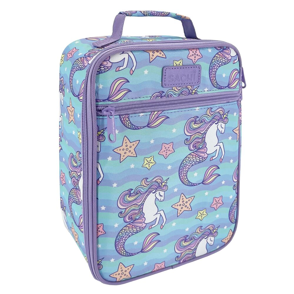 Sachi Insulated Junior Lunch Bag - Mermaid Unicorns