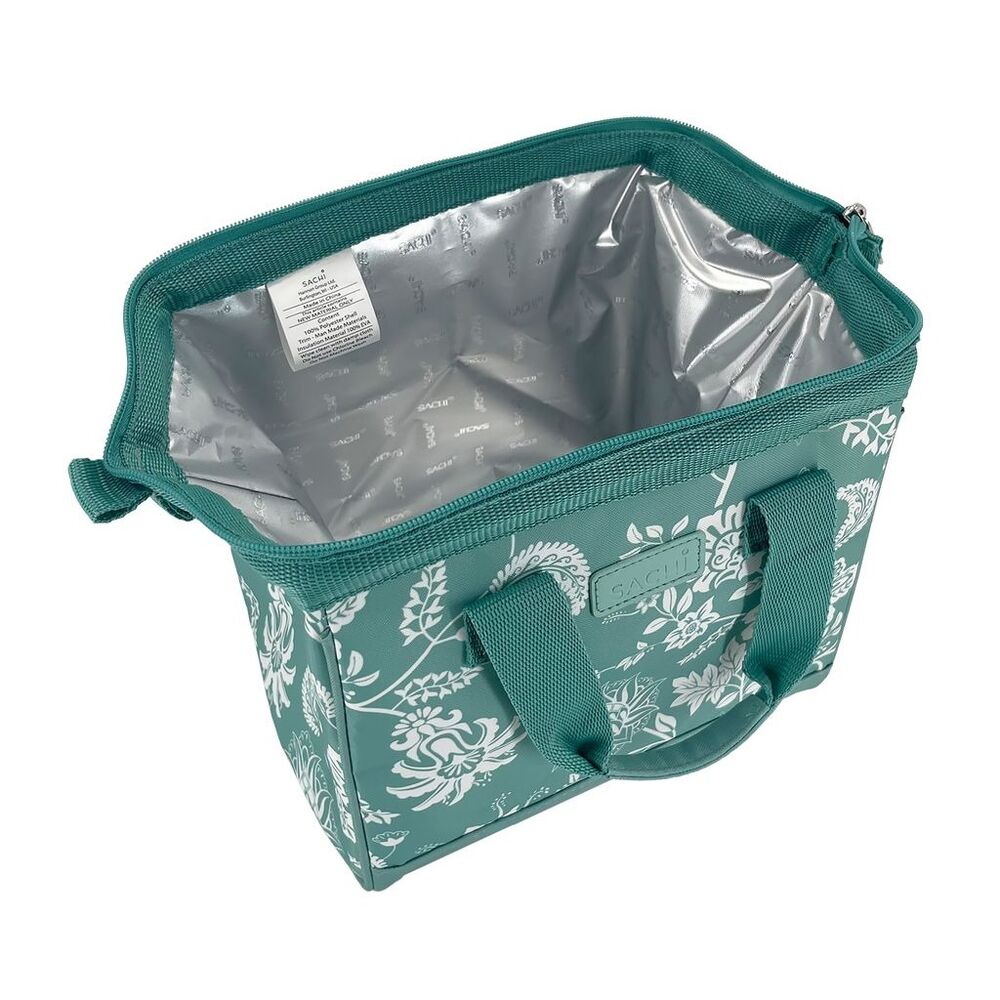 Sachi Insulated Lunch Bag - Green Paisley