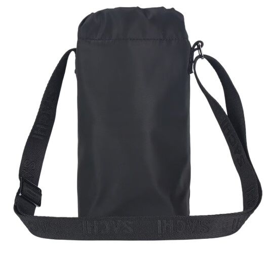 Sachi Crossbody Lite Insulated Bottle Bag - Black - Large