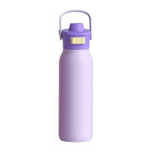 Oasis Ceramic Double Wall Insulated Verso Drink Bottle with Dual Spout - 750ml Purple Rain