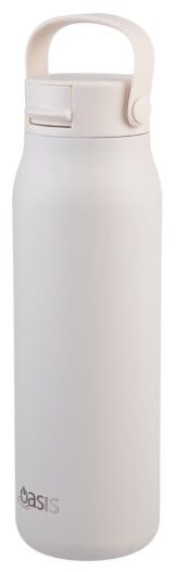 Oasis Sorrento Double Wall Insulated Water Bottle - 900ml Alabaster