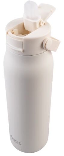 Oasis Sorrento Double Wall Insulated Water Bottle - 900ml Alabaster