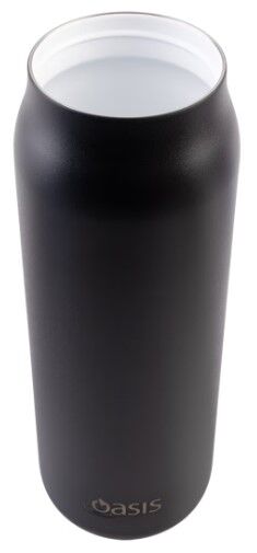 Oasis Sorrento Double Wall Insulated Water Bottle - 900ml Black