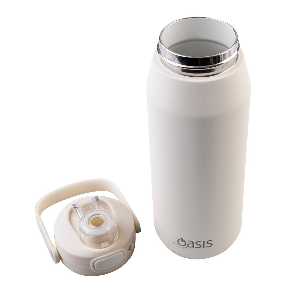 Oasis Capri Triple Wall Insulated Water Bottle - 750ml Alabaster