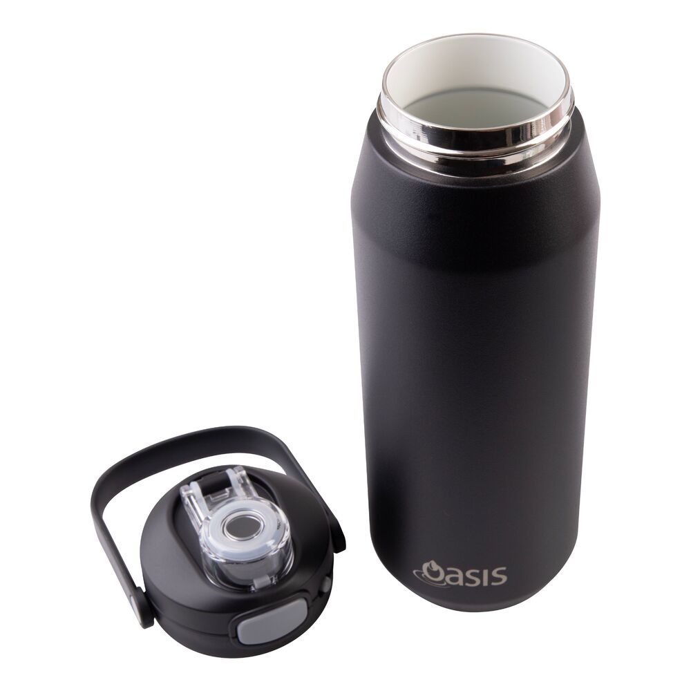 Oasis Capri Triple Wall Insulated Water Bottle - 750ml Black